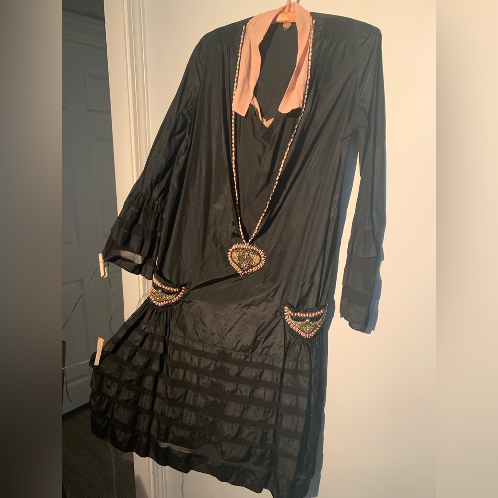 Vintage Hand-Beaded Dress 1930/40’s?